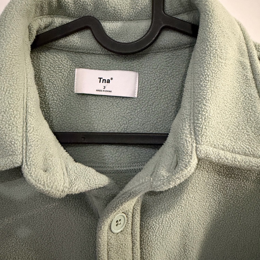 Aritzia TNA Polar Button-Up Fleece Shirt Jacket - #5 - Picture 3 of 7